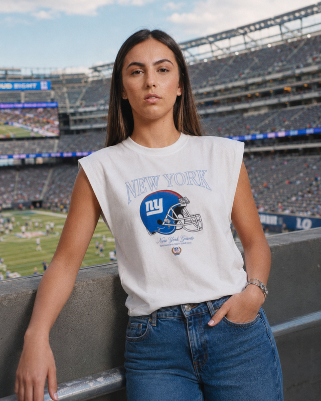 T-SHIRT HELMET NFL WT - WHITE
