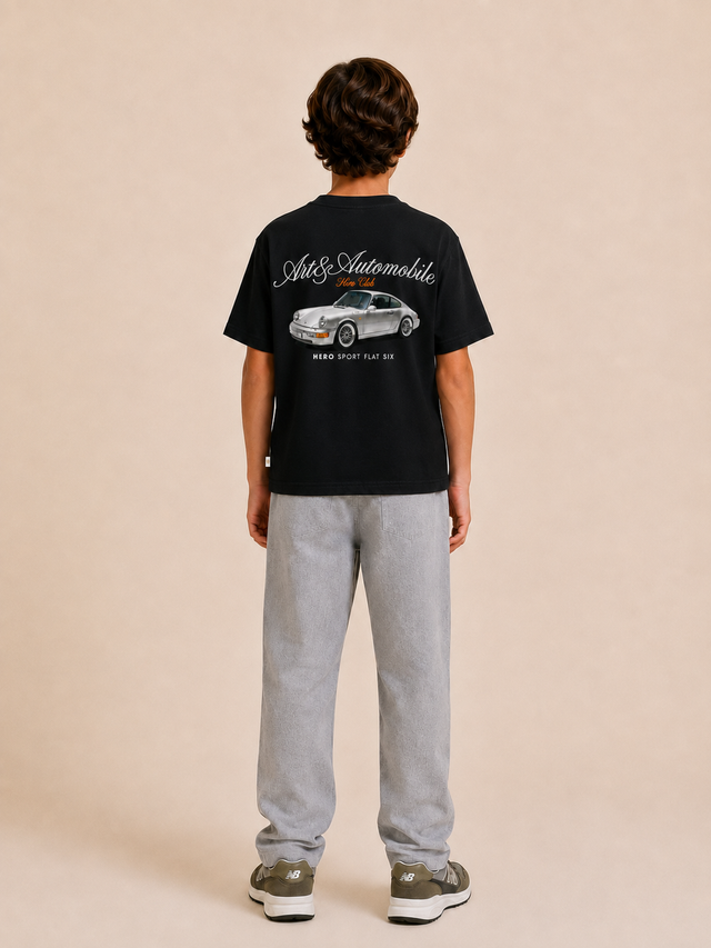 T-SHIRT CLUB 911 KID - BLACK
