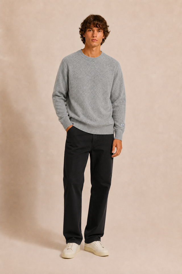 PANTALON BASIC CHINO - BLACK