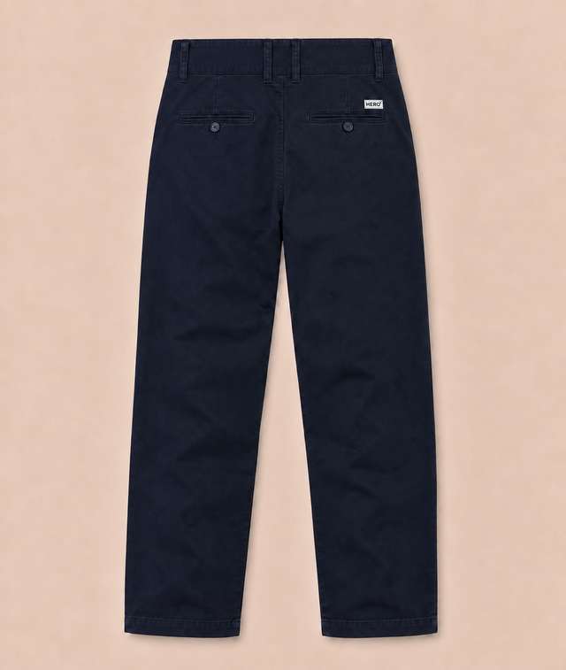 PANTALON BASIC CHINO - DARK NAVY