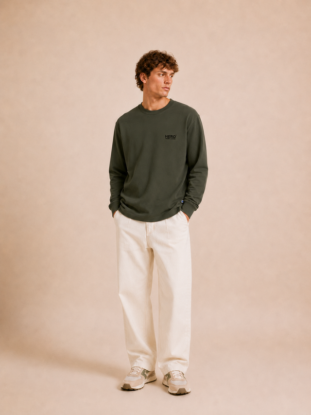 T-SHIRT BASIC ML - MILITARY