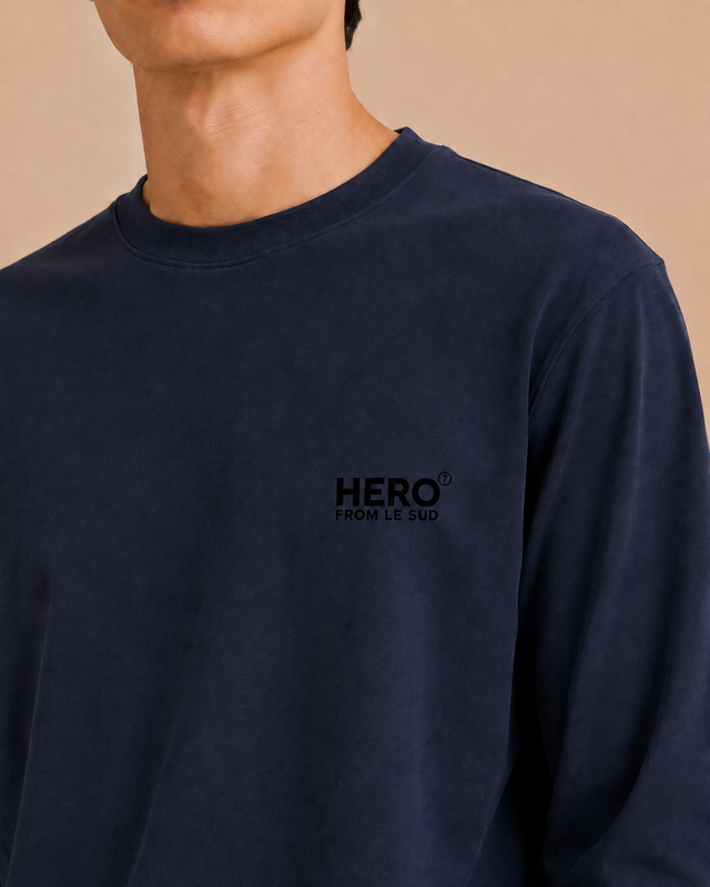 T-SHIRT BASIC ML - NAVY