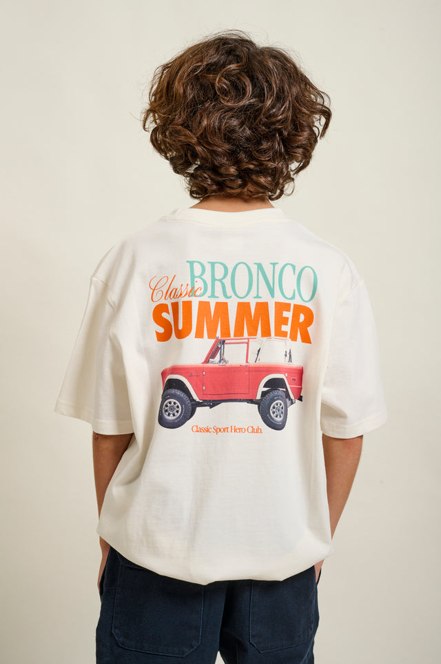 T-SHIRT BRONCO KID - OFF WHITE