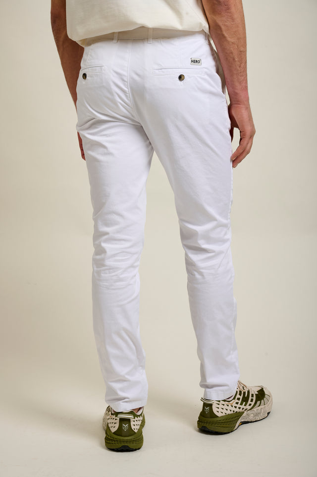 PANTALON CHINO BASIC - WHITE