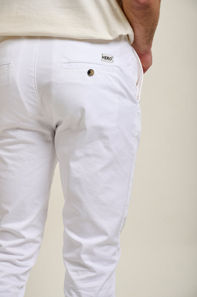 PANTALON CHINO BASIC - WHITE