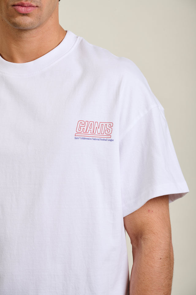 T-SHIRT GIANTS HELMET TEE - WHITE