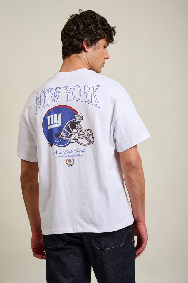 T-SHIRT GIANTS HELMET TEE - WHITE