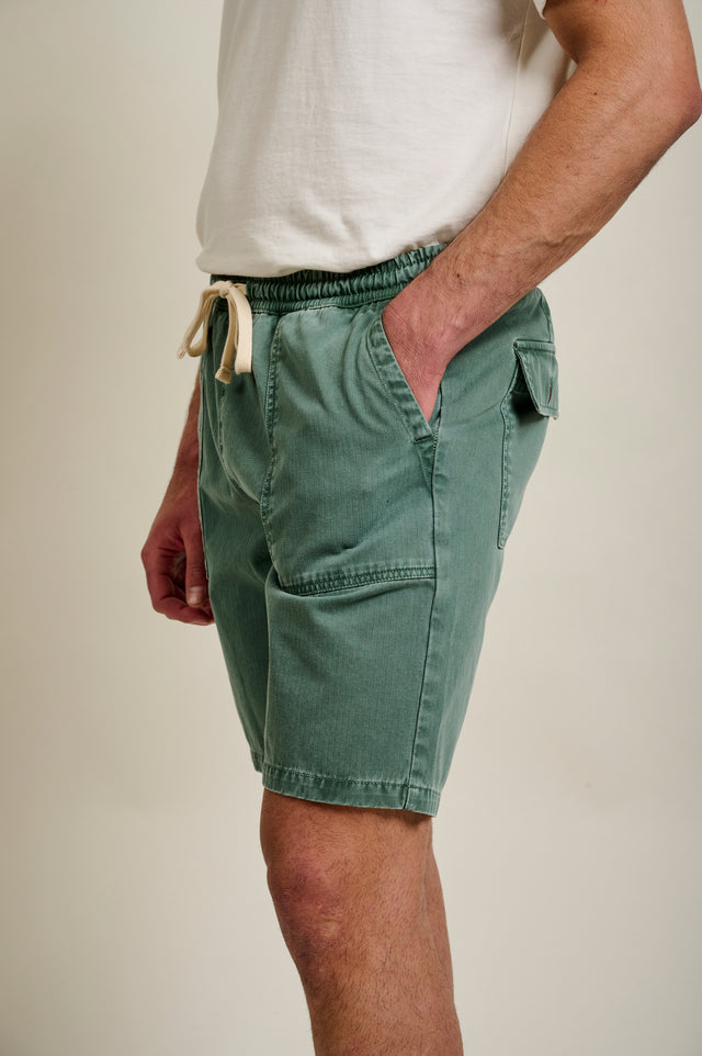 SHORT CARL - SAGE GREEN