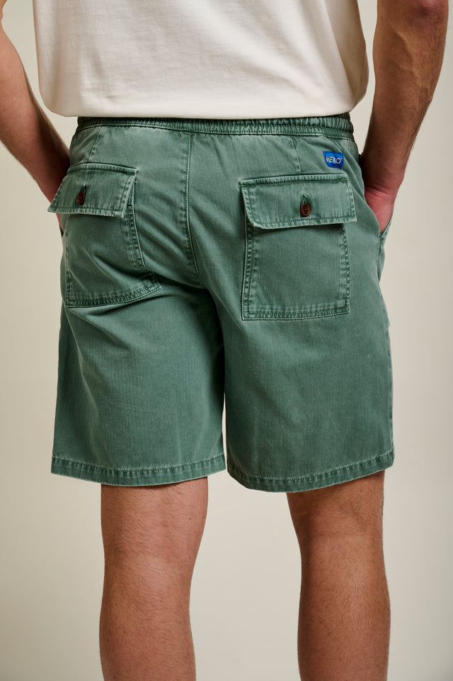 SHORT CARL - SAGE GREEN