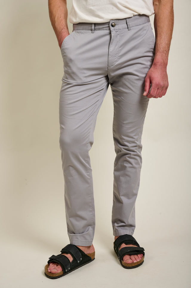 PANTALON CHINO BASIC - ACIER