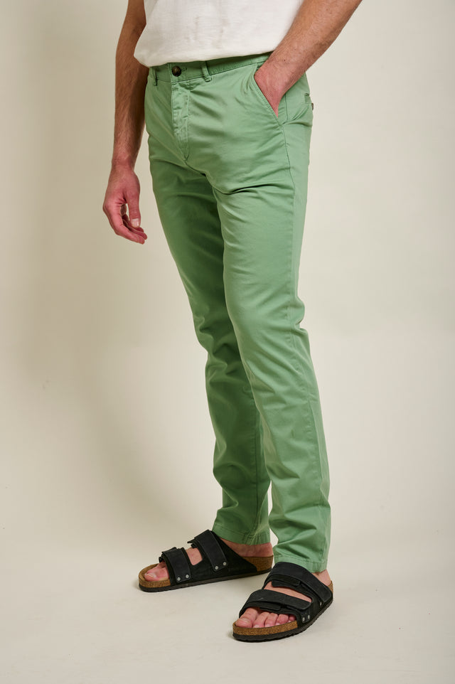 PANTALON CHINO BASIC - SAGE GREEN