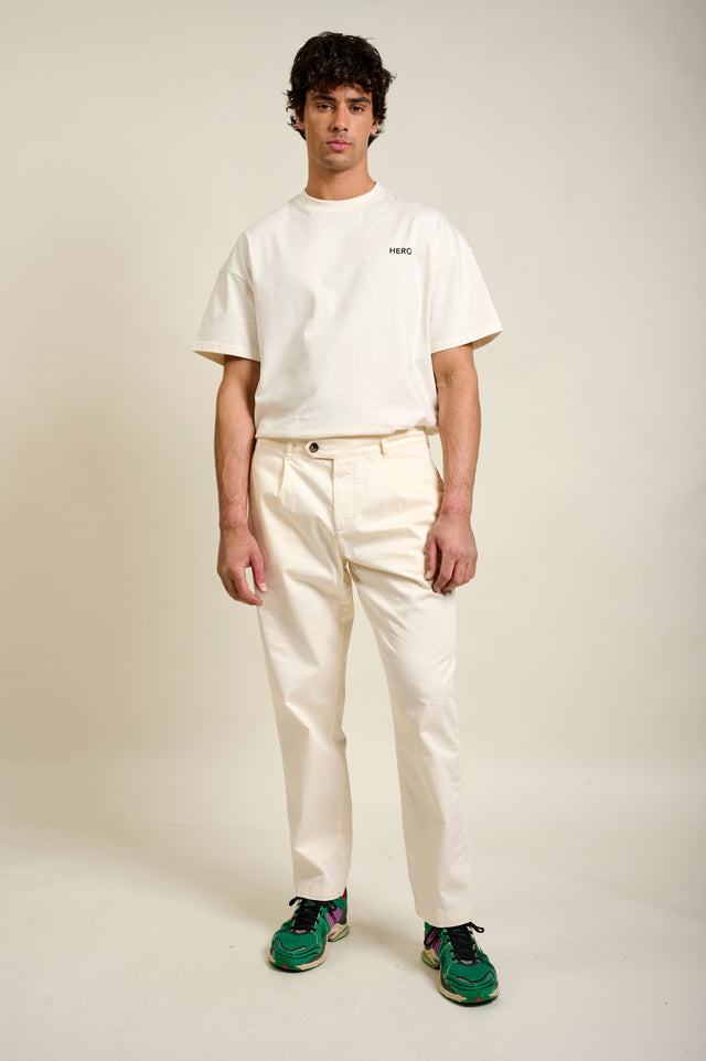 PANTALON CHINO MODERN - OFF WHITE