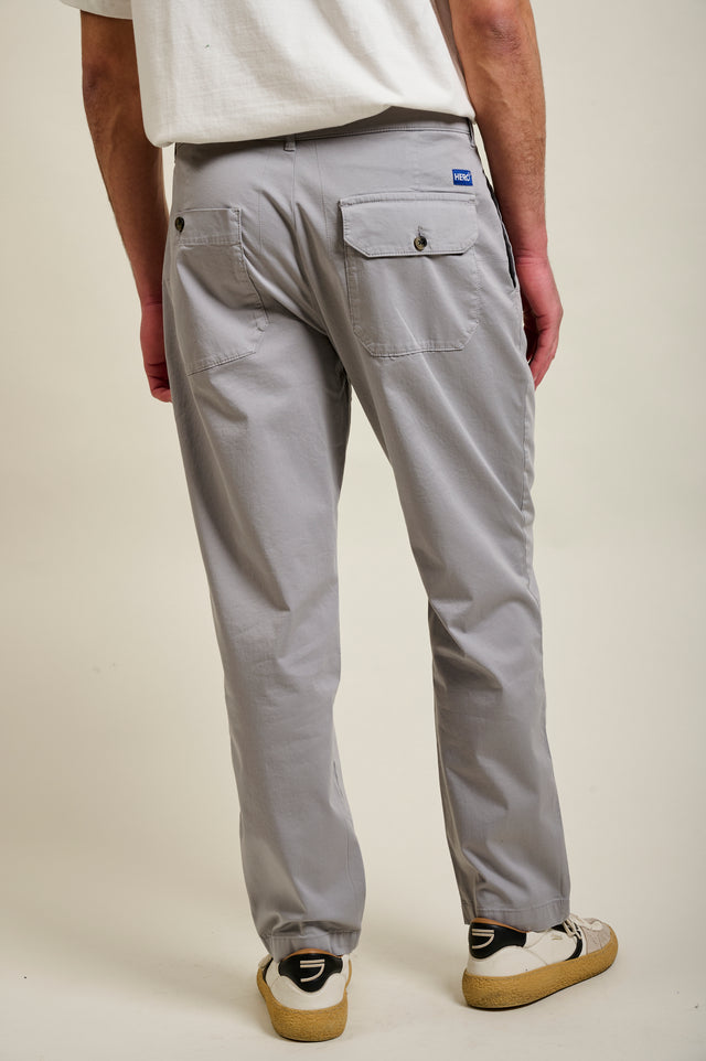 PANTALON CHINO MODERN - ACIER