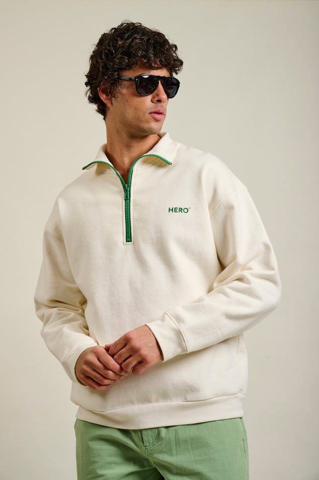 SWEAT CLIFORD - OFF WHITE