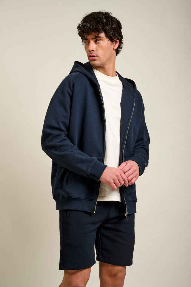 HOODIE ZIPPÉ CHIRO - NAVY
