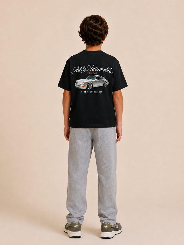 T-SHIRT CLUB 911 KID - BLACK