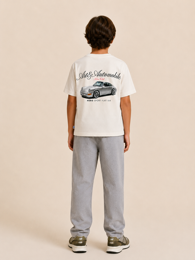 T-SHIRT CLUB 911 KID - OFF WHITE