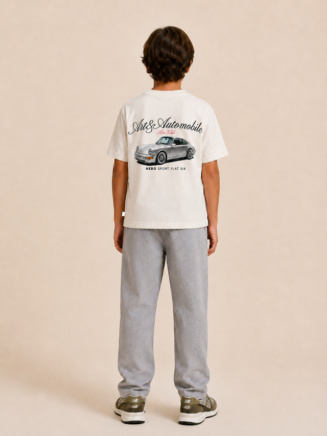 T-SHIRT CLUB 911 KID - OFF WHITE