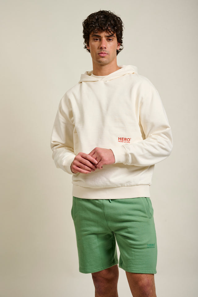 SWEAT À CAPUCHE CONSTANTIN - OFF WHITE