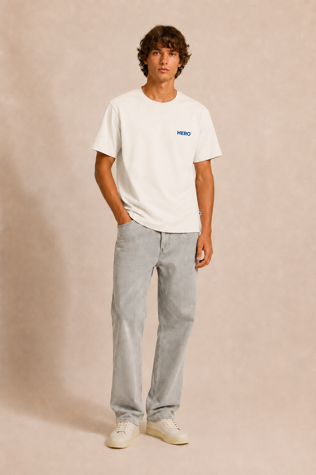 T-SHIRT CORNICHE TEE - OFF WHITE