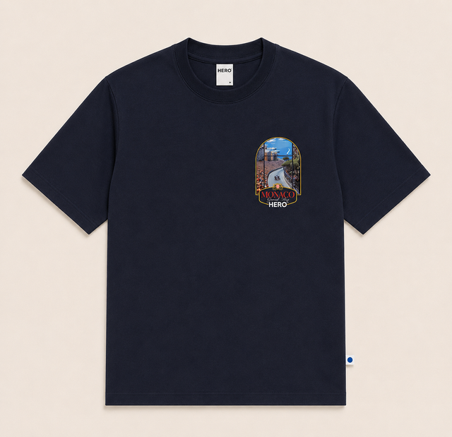 T-SHIRT CROWD TEE - NAVY