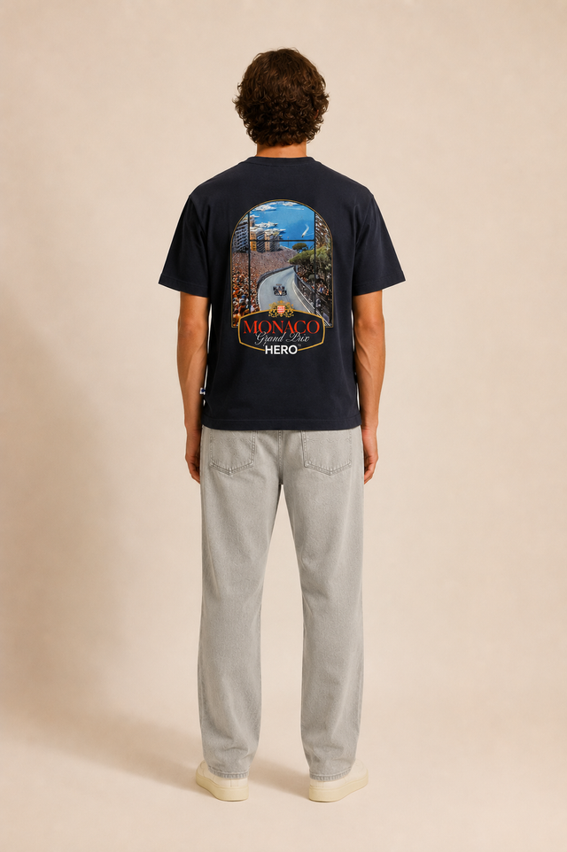 T-SHIRT CROWD TEE - NAVY