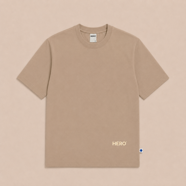 T-SHIRT FLAT SIX - BEIGE