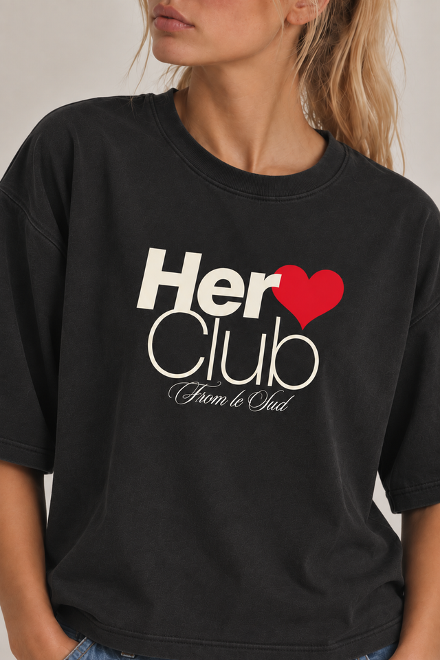 T-SHIRT HERO CLUB W - BLACK