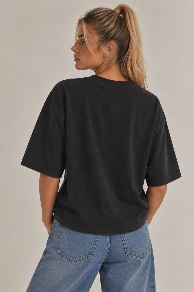 T-SHIRT HERO CLUB W - BLACK