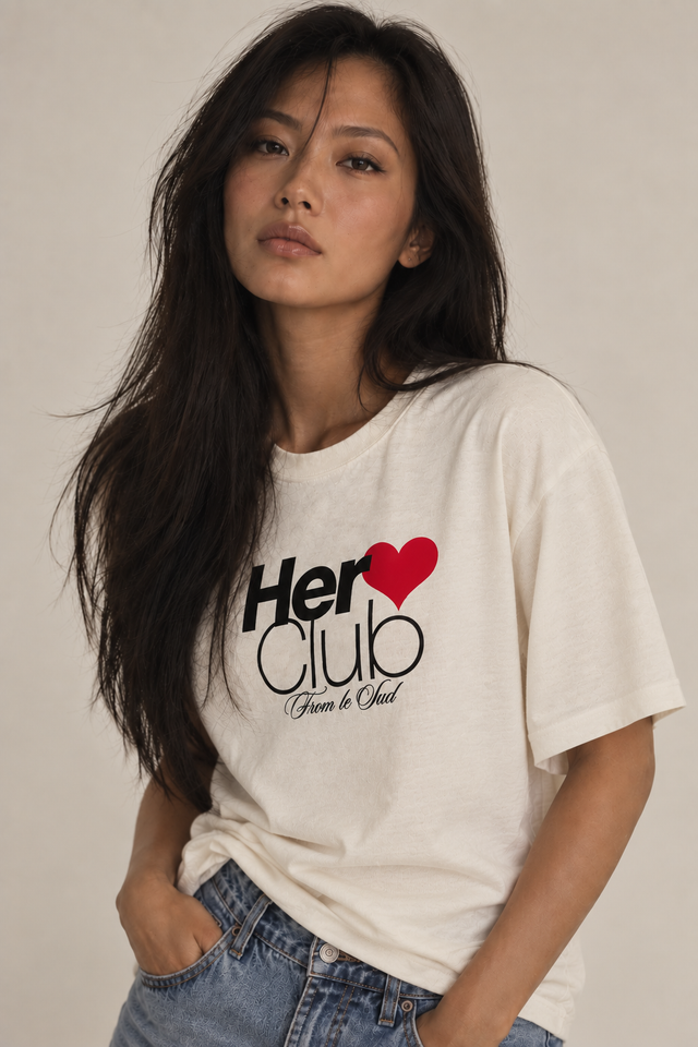 T-SHIRT HERO CLUB W - OFF WHITE