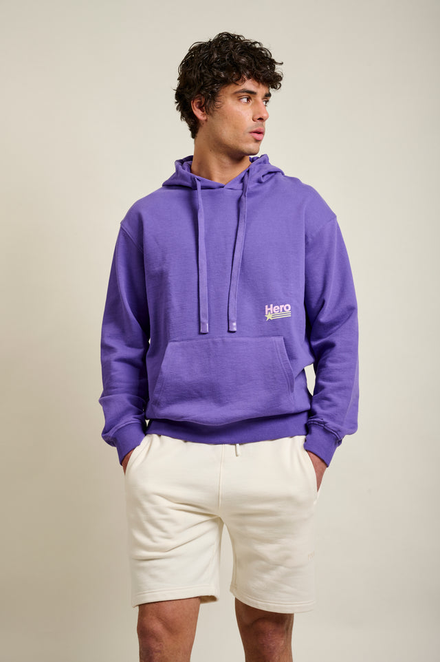 HOODIE À CAPUCHE CLASSIC SPORT - MAUVE