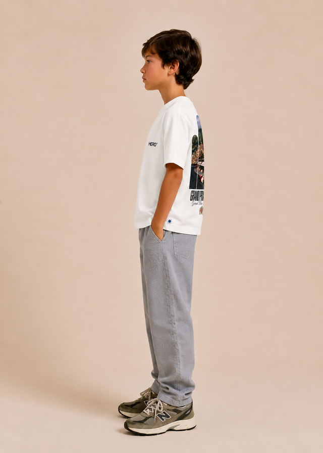 T-SHIRT HOTEL DE PARIS KID - OFF WHITE