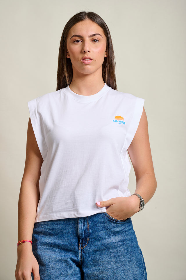 T-SHIRT LA MER II WT - WHITE