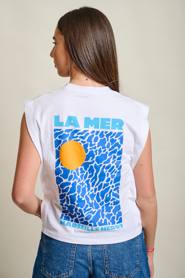 T-SHIRT LA MER II WT - WHITE
