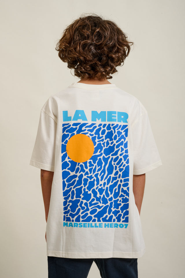 T-SHIRT LA MER TEE KID - OFF WHITE