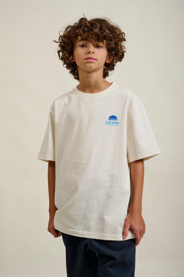 T-SHIRT LA MER TEE KID - OFF WHITE