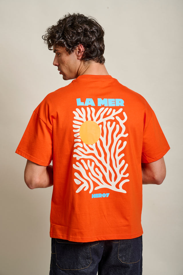 T-SHIRT LA MER - TANGERINE