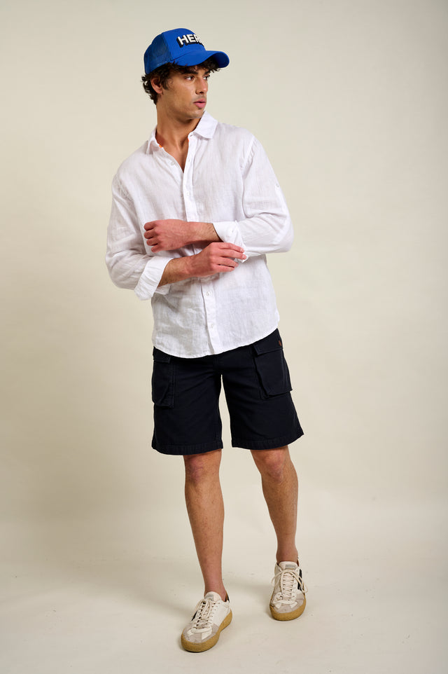 CHEMISE LINEN - WHITE