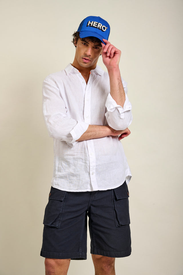 CHEMISE LINEN - WHITE