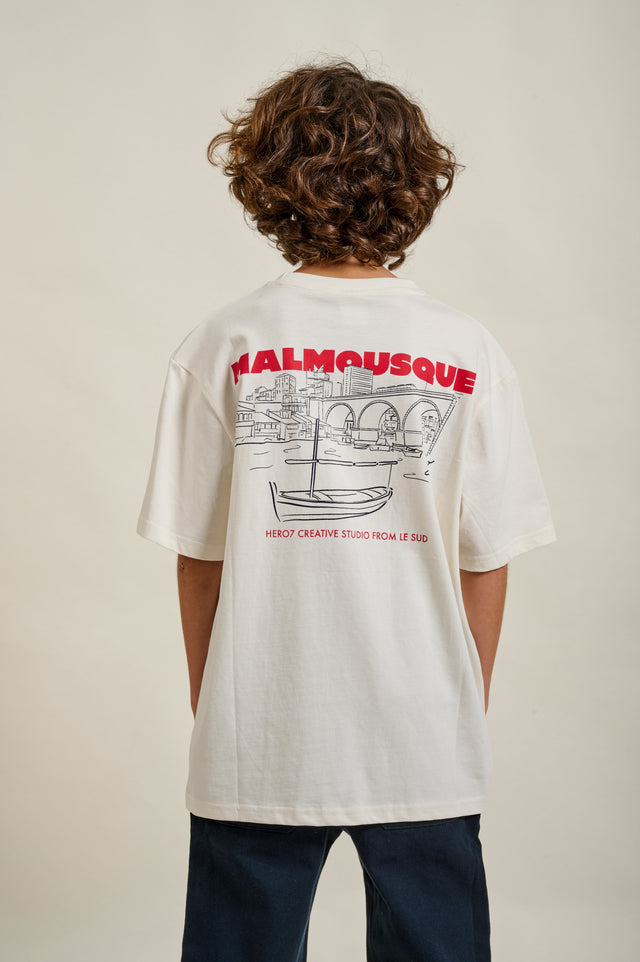 T-SHIRT MALMOUSQUE 2 KID - OFF WHITE