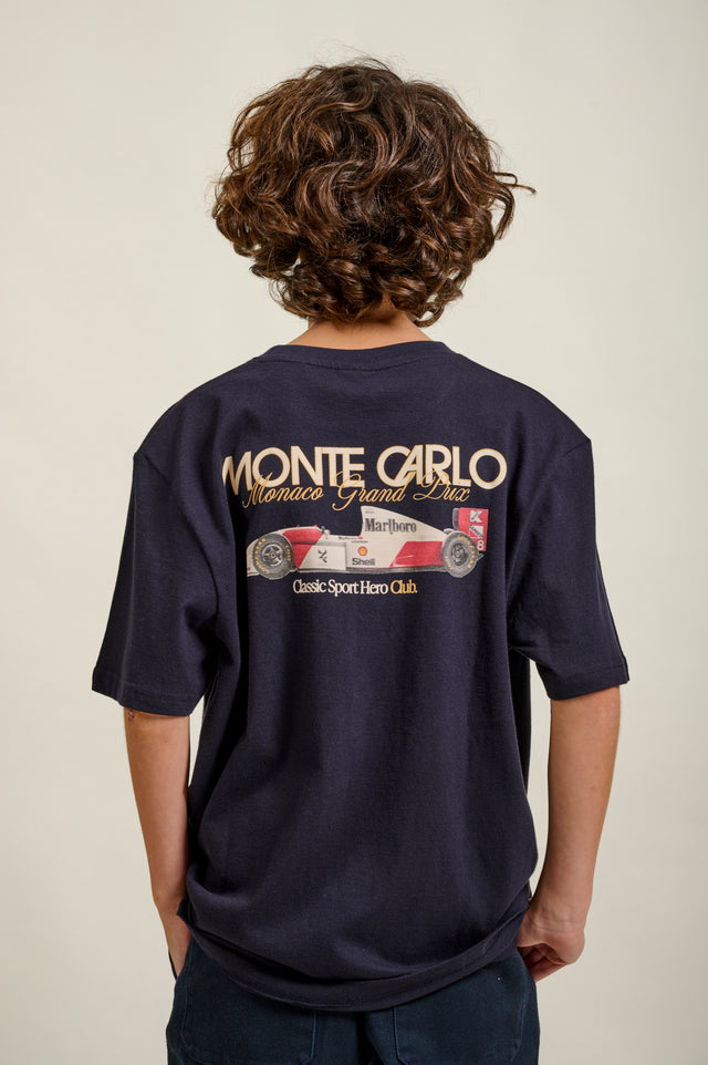 T-SHIRT MONTECARLO K - NAVY