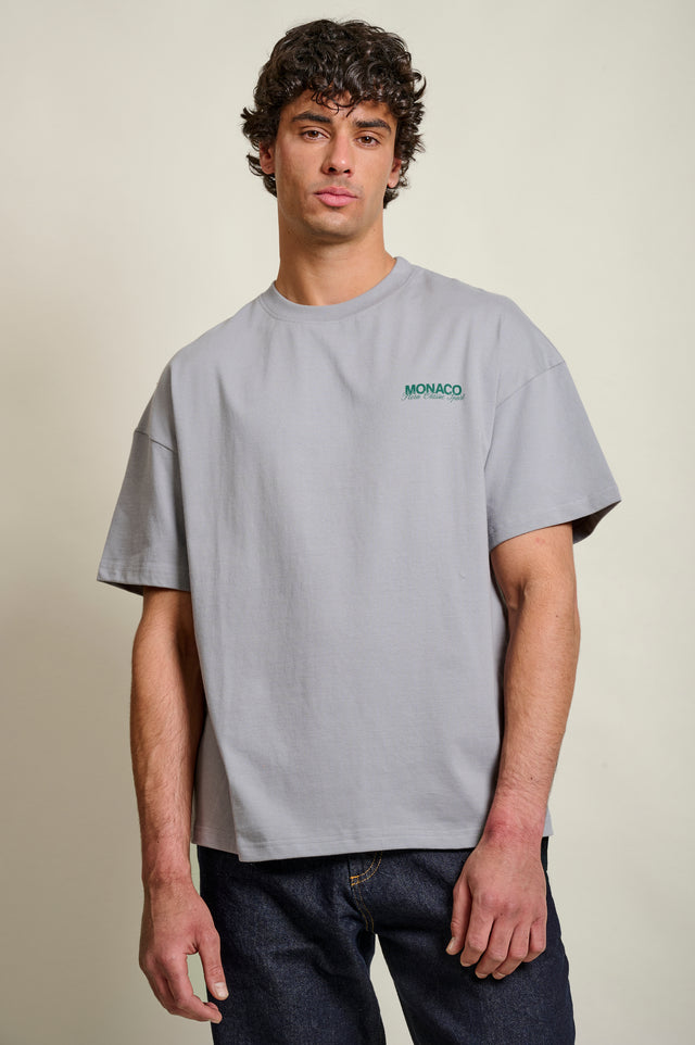 T-SHIRT MONTECARLO - ACIER