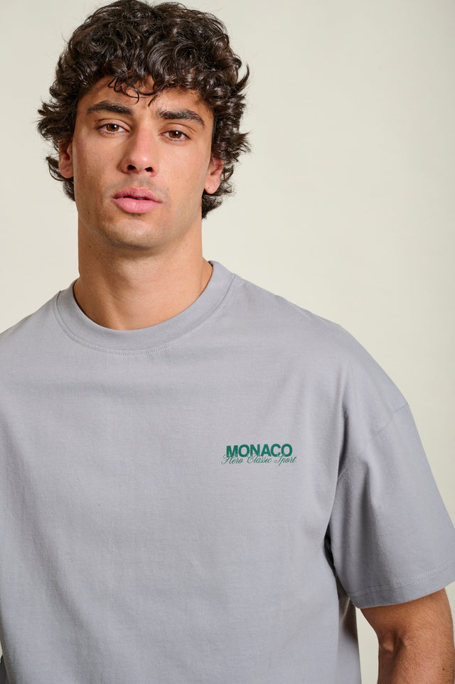 T-SHIRT MONTECARLO - ACIER