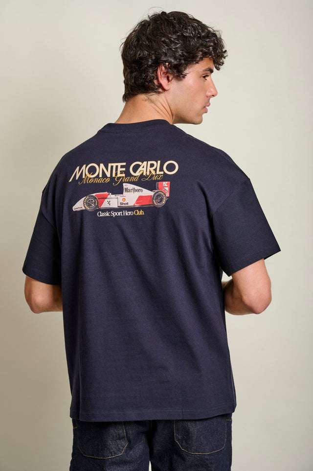 T-SHIRT MONTECARLO - NAVY