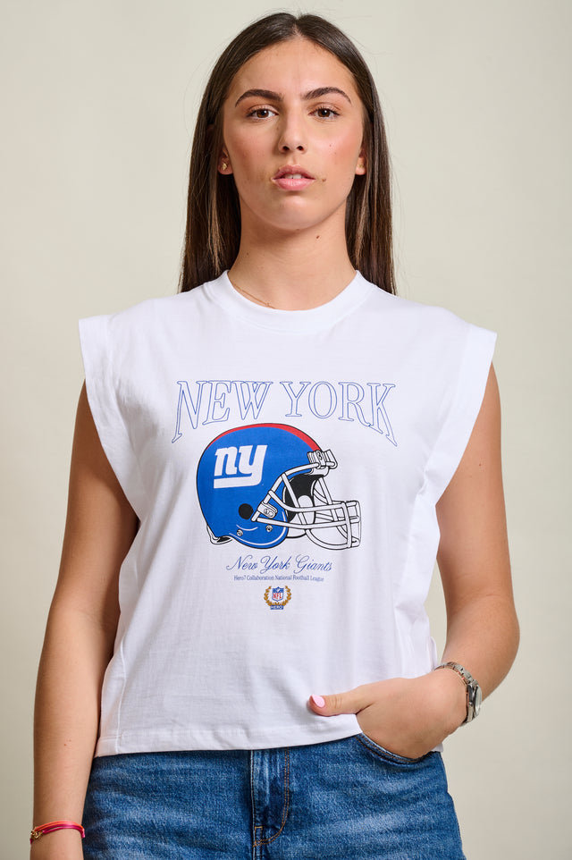 T-SHIRT HELMET NFL WT - WHITE