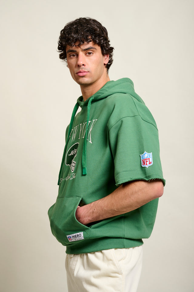 SWEAT À CAPUCHE JETS SWEATER - BASIL