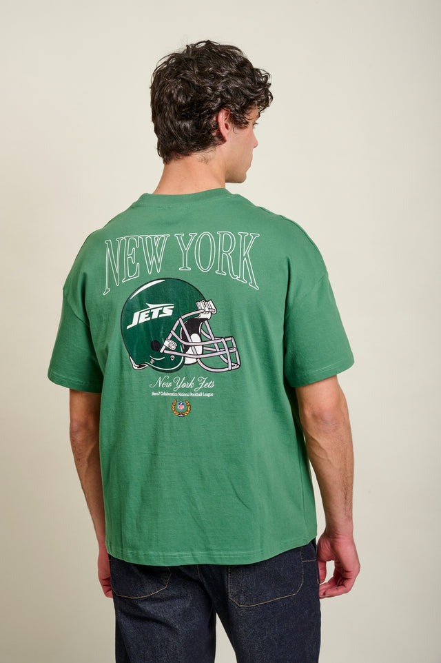 T-SHIRT JETS HELMETS TEE - BASIL