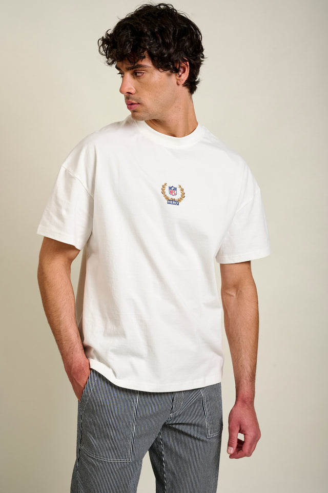 T-SHIRT NFL TROPHEE - OFF WHITE