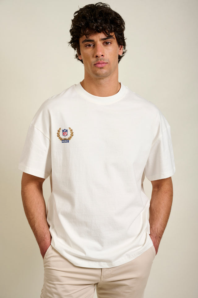 T-SHIRT JETS HELMETS TEE - OFF WHITE