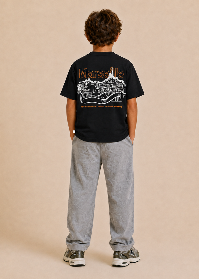 T-SHIRT OLYMPIC TEE KID - BLACK
